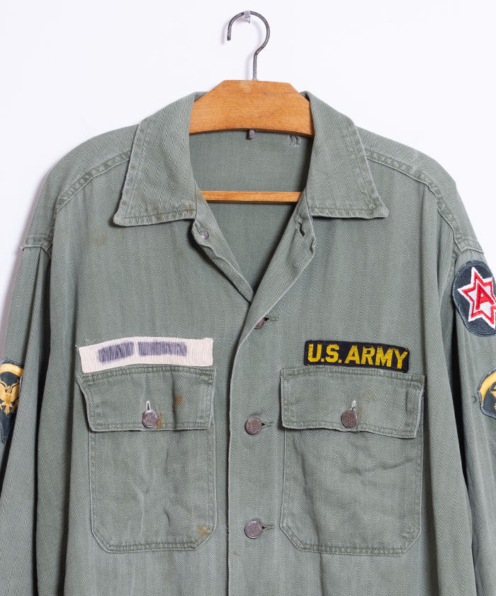 1940's US ARMY M-47 HBT JACKET WITH 13 STAR BUTTON / アメリカ軍 M47 ヘリンボーンツイル  ジャケット 13スターボタン – ARZACH KAMAKURA