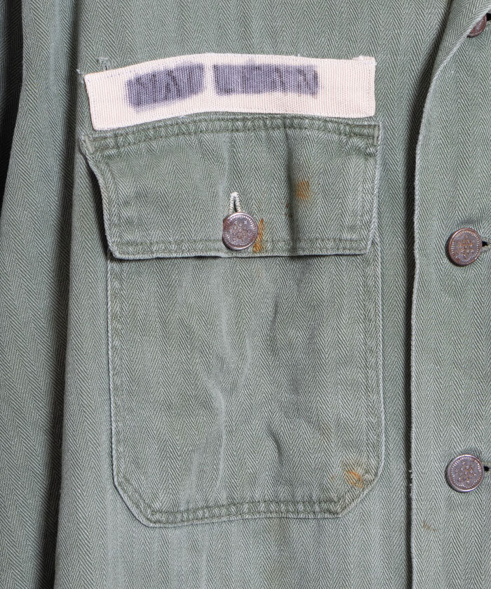 40’s Military HBT deals 13 Star Button Down