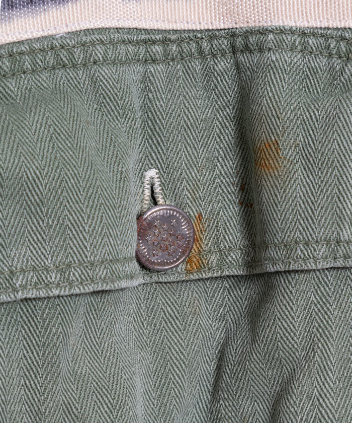 1940's US ARMY M-47 HBT JACKET WITH 13 STAR BUTTON / アメリカ軍 M47 ヘリンボーンツイル ジャケット 13スターボタン 実物 軍モノ 古着 ヴィンテージ