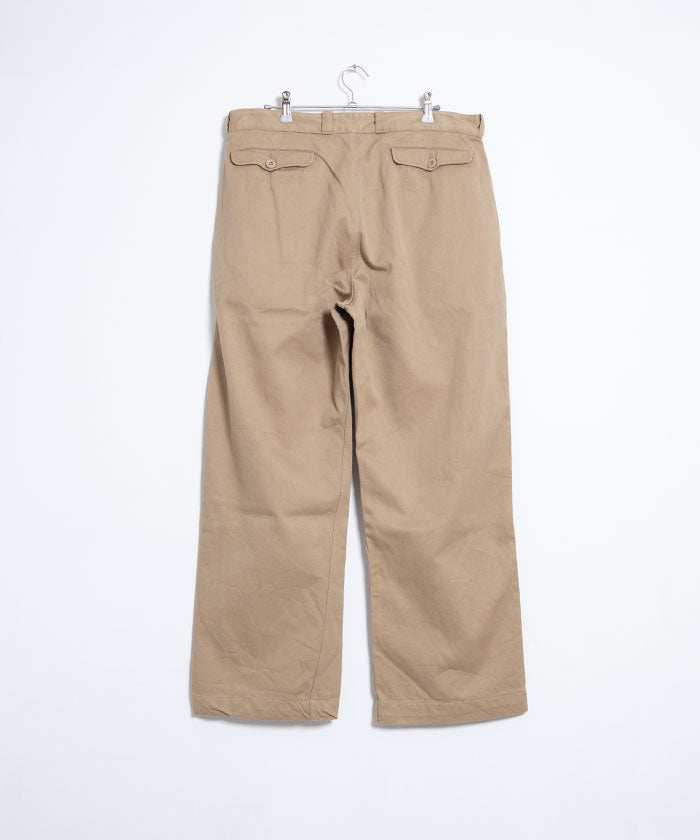 1950-60’s  FRENCH ARMY M52 CHINO PANTS - 45 / フランス軍 M52チノパンツ フレンチアーミー 古着 ヴィンテージビンテージ 45サイズ 美品