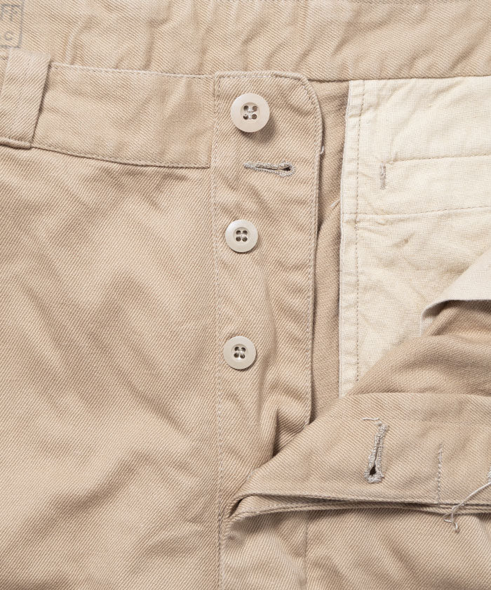 1950-60’s  FRENCH ARMY M52 CHINO PANTS - 45 / フランス軍 M52チノパンツ フレンチアーミー 実物 古着 ヴィンテージビンテージ 45サイズ 美品