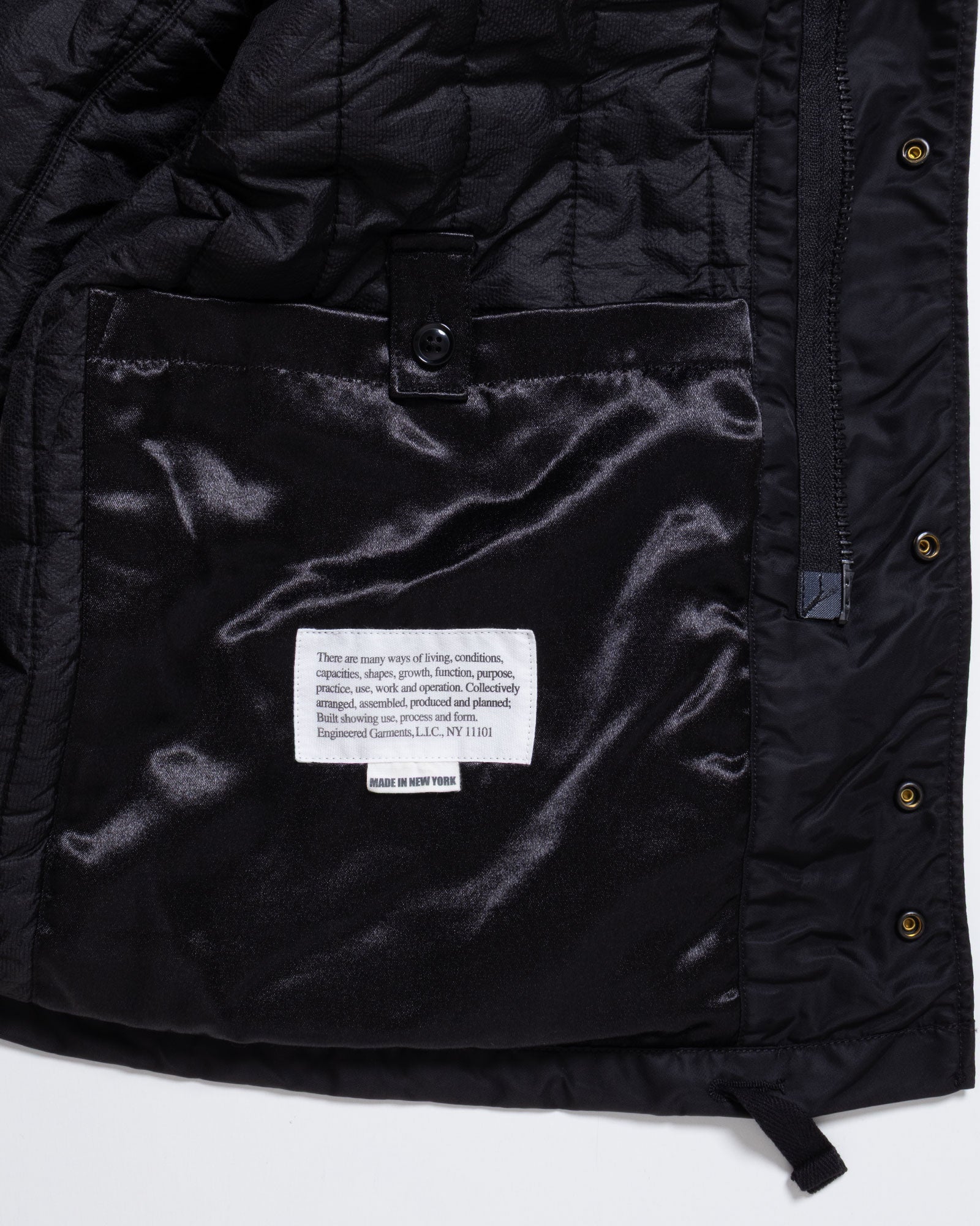 ENGINEERED GARMENTS ブランドタグおよびMade in USA表記