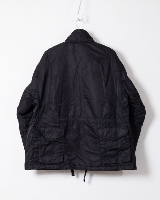 ENGINEERED GARMENTS M65 FIELD JACKET BLACK バックシルエット