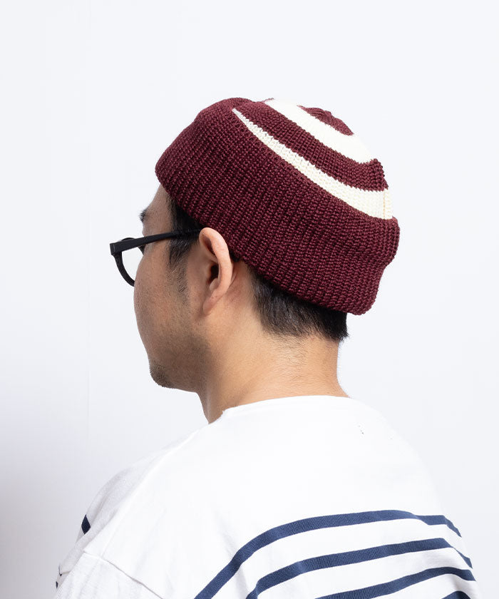 【HEIMAT】MECHANICS CONTRAST HAT / ハイマート メカニックコントラストハットドイツ製 ボーダーニット帽 通販 オンラインショップ 正規取扱店