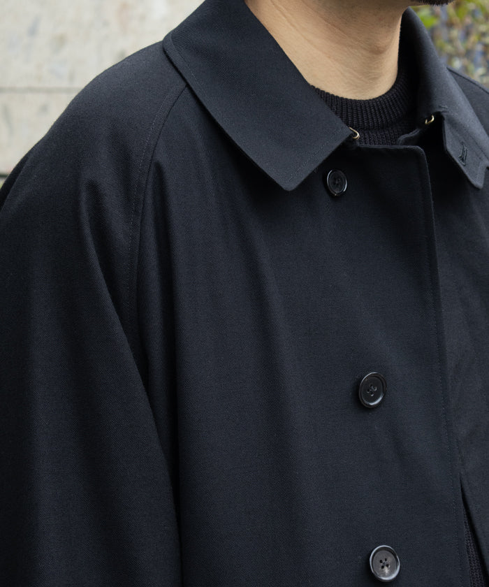 【INTÉRIM】MILITARY WOOL SERGE HYPER BIG HUNTING OVER COAT / インテリム ミリタリー ウールサージ ハイパービッグ ハンティング オーバーコート 2025AW 2025秋冬 正規取扱店 神奈川 鎌倉 オンラインショップ 通販