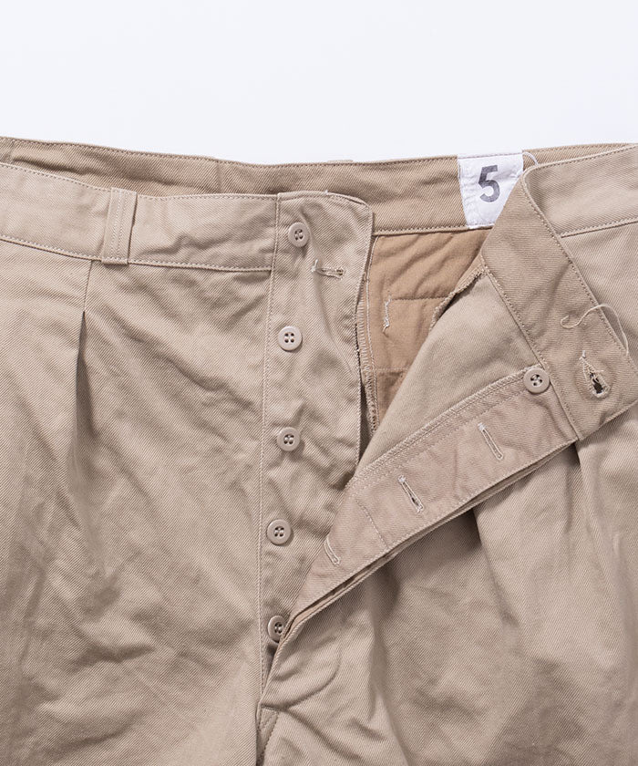 1960's FRENCH ARMY M52 CHINO SHORT PANTS DEADSTOCK 5 / フランス軍 M52 チノショーツ  デッドストック – ARZACH KAMAKURA