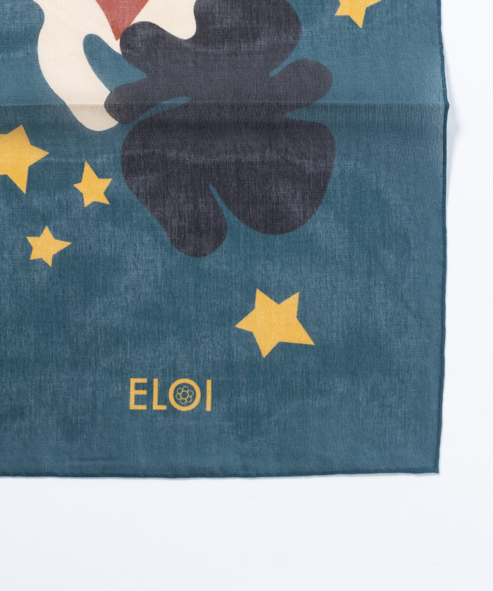 【ELOI】NARCISSUS BANDANA / イーロイ コットンシルク スカーフ バンダナ 正規取扱店 アメリカ製 日本初上陸 通販 オンラインショップ