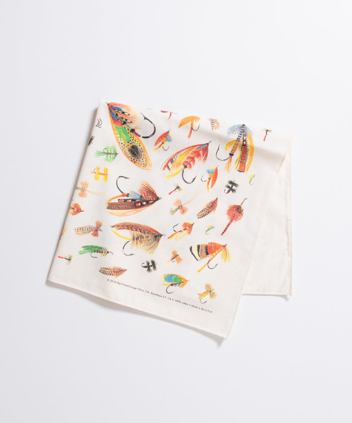 NATURE PRINT BANDANNA FLY - A'r139 Kamakura