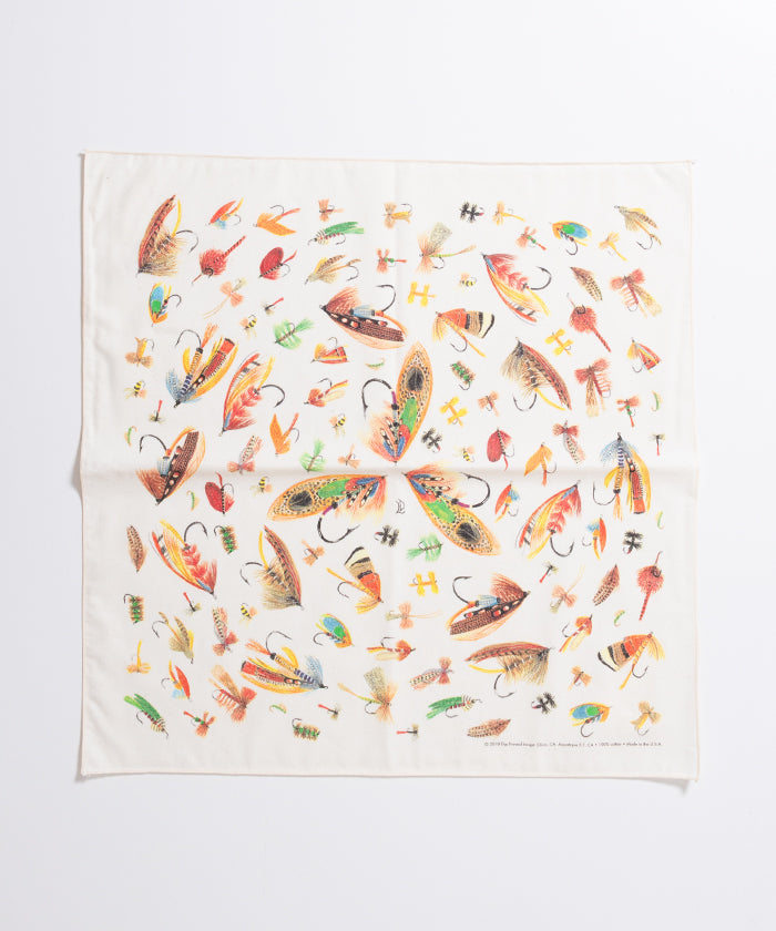 NATURE PRINT BANDANNA FLY - A'r139 Kamakura