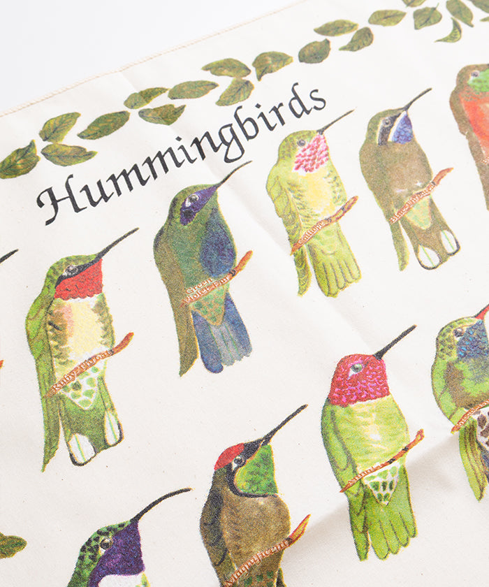 NATURE PRINT BANDANNA HUMMINGBIRD - A'r139 Kamakura