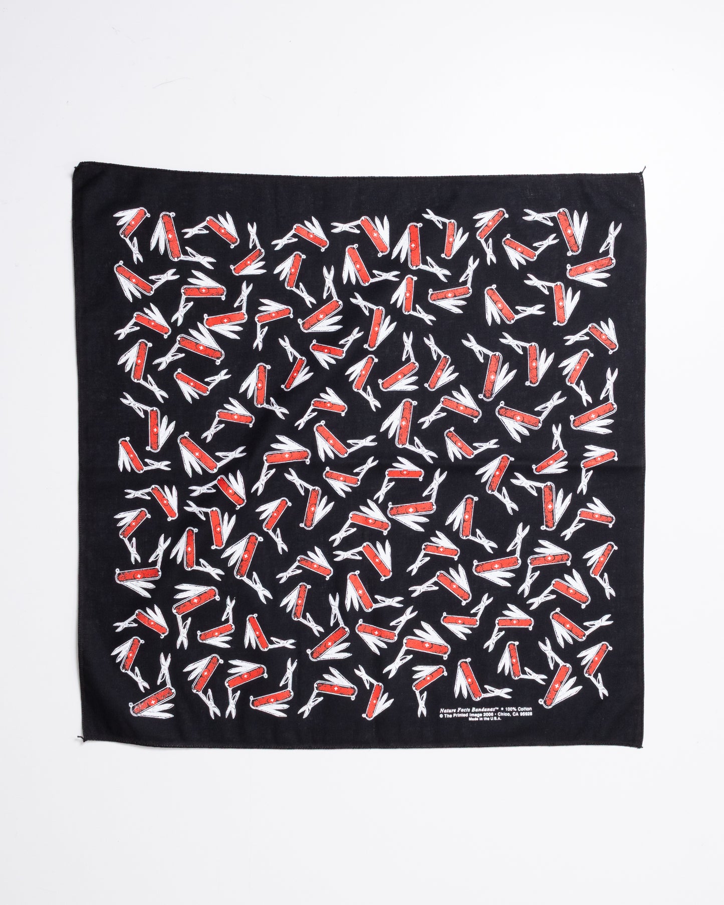 【The Printed Image】NATURE PRINT BANDANNA KNIFE / プリンテッドイメージ ネイチャー プリント バンダナ ハンカチ ナイフ アメリカ製 正規取扱店 神奈川 鎌倉 ARZACH KAMAKURA オンラインショップ 通販