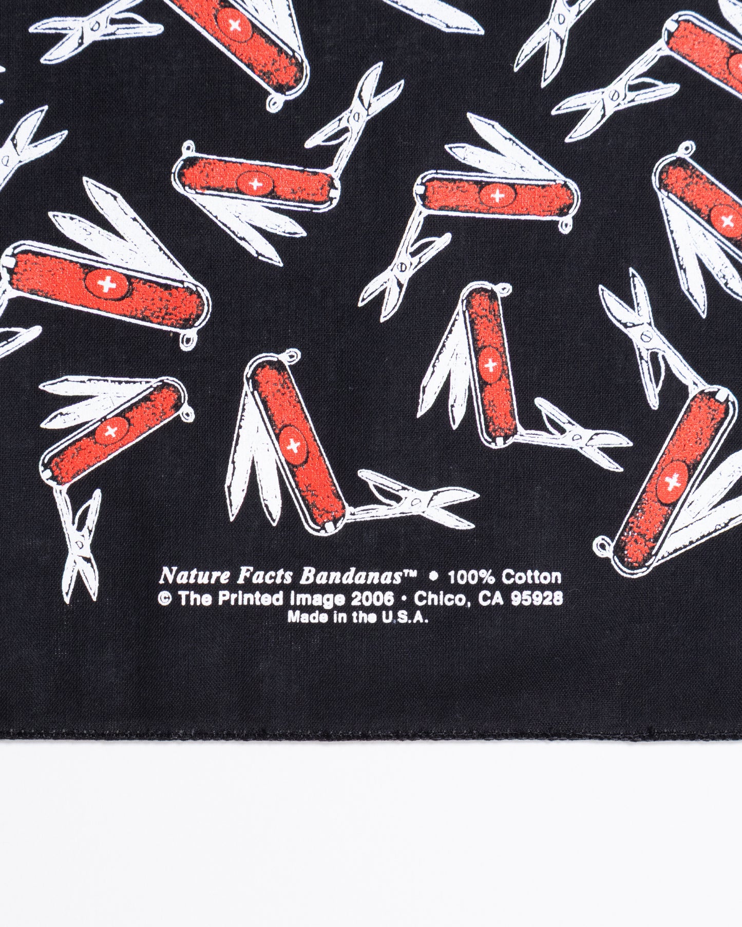 【The Printed Image】NATURE PRINT BANDANNA KNIFE / プリンテッドイメージ ネイチャー プリント バンダナ ハンカチ ナイフ アメリカ製 正規取扱店 神奈川 鎌倉 ARZACH KAMAKURA オンラインショップ 通販