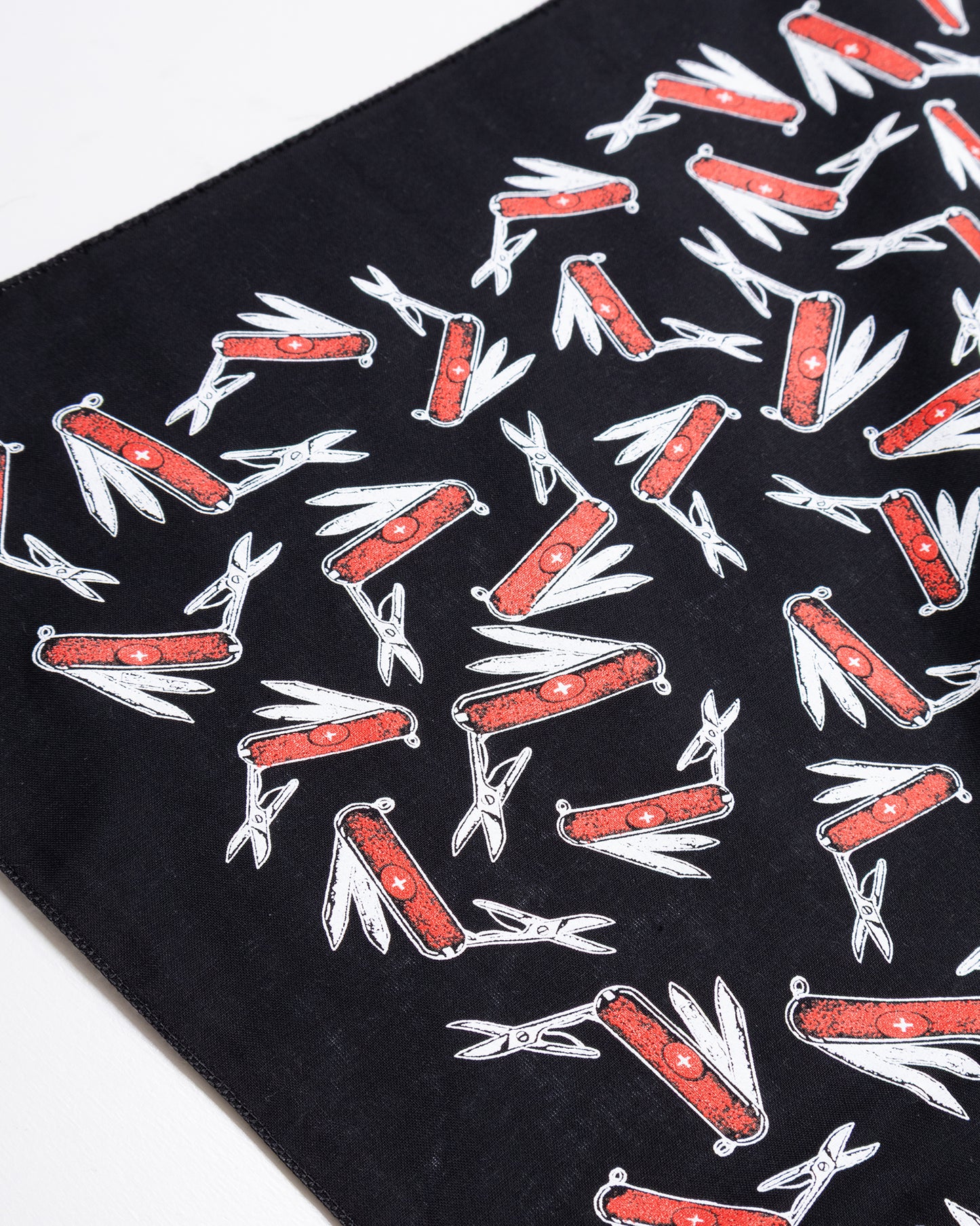 【The Printed Image】NATURE PRINT BANDANNA KNIFE / プリンテッドイメージ ネイチャー プリント バンダナ ハンカチ ナイフ アメリカ製 正規取扱店 神奈川 鎌倉 ARZACH KAMAKURA オンラインショップ 通販
