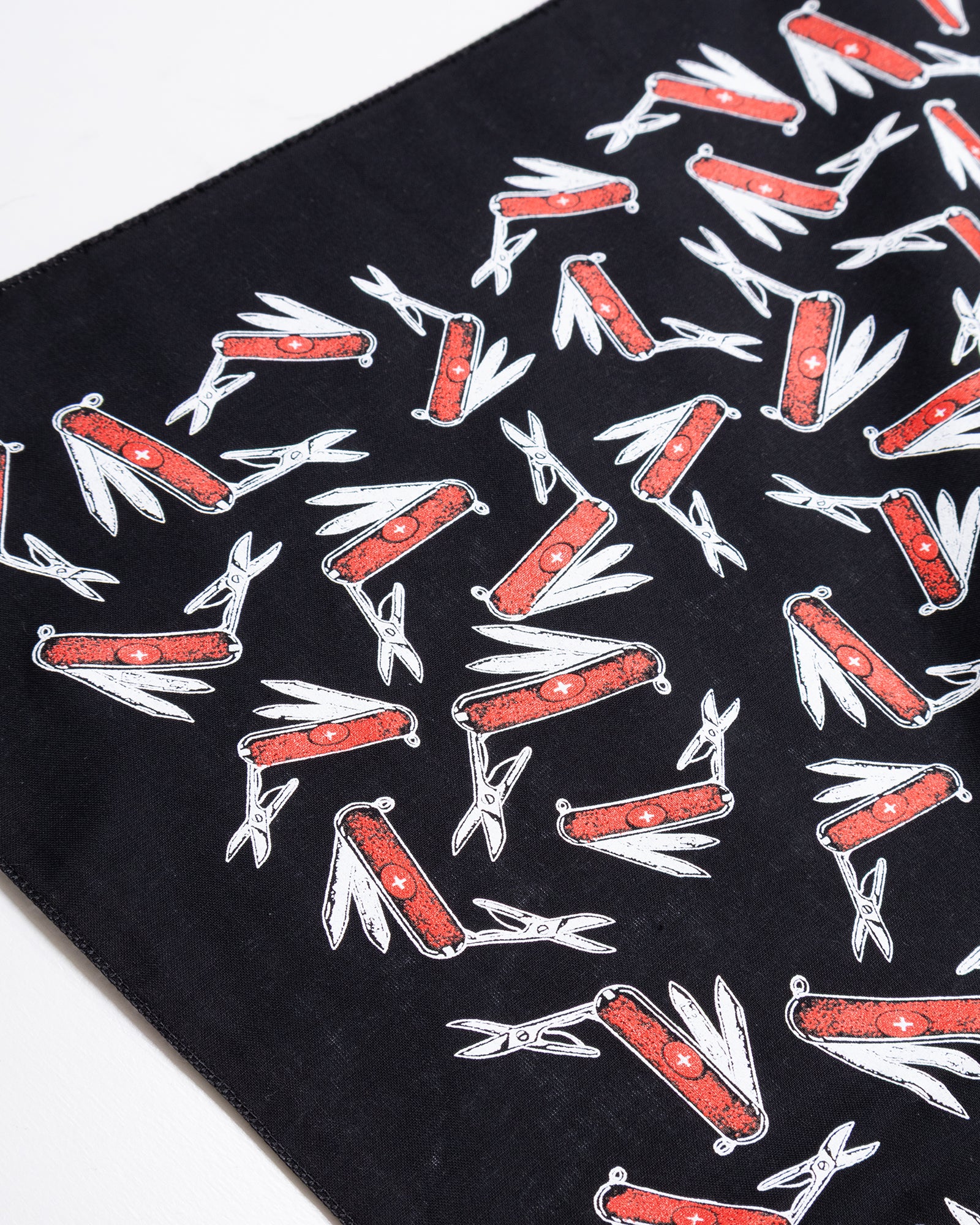 【The Printed Image】NATURE PRINT BANDANNA KNIFE / プリンテッドイメージ ネイチャー プリント バンダナ ハンカチ ナイフ アメリカ製 正規取扱店 神奈川 鎌倉 ARZACH KAMAKURA オンラインショップ 通販