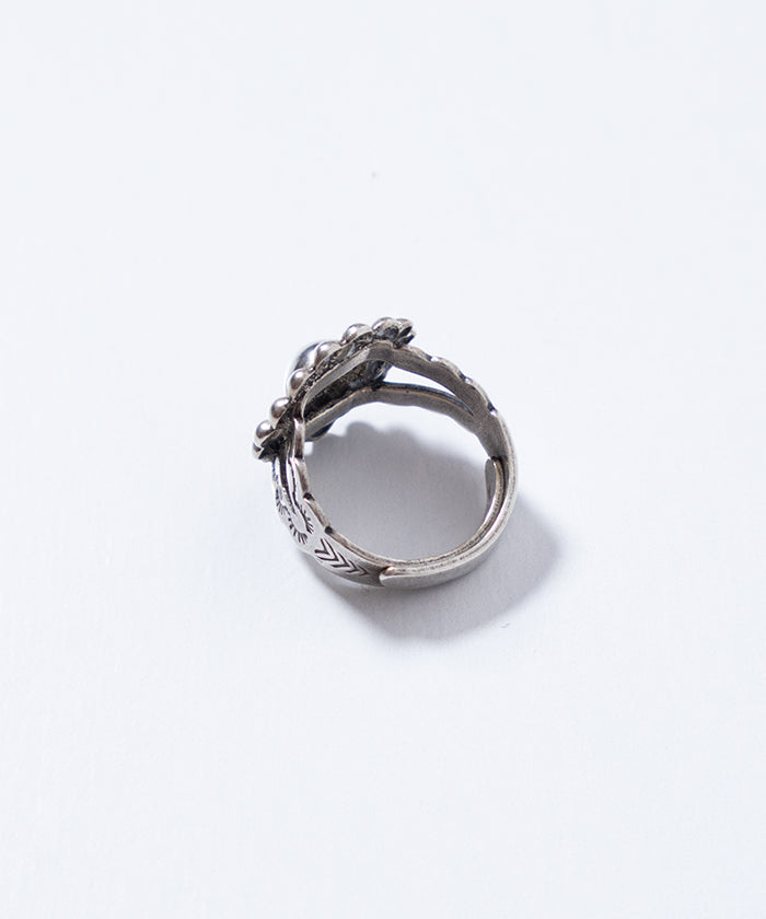 VINTAGE NAVAJO SILVER DOME ADJUSTABLE RING
