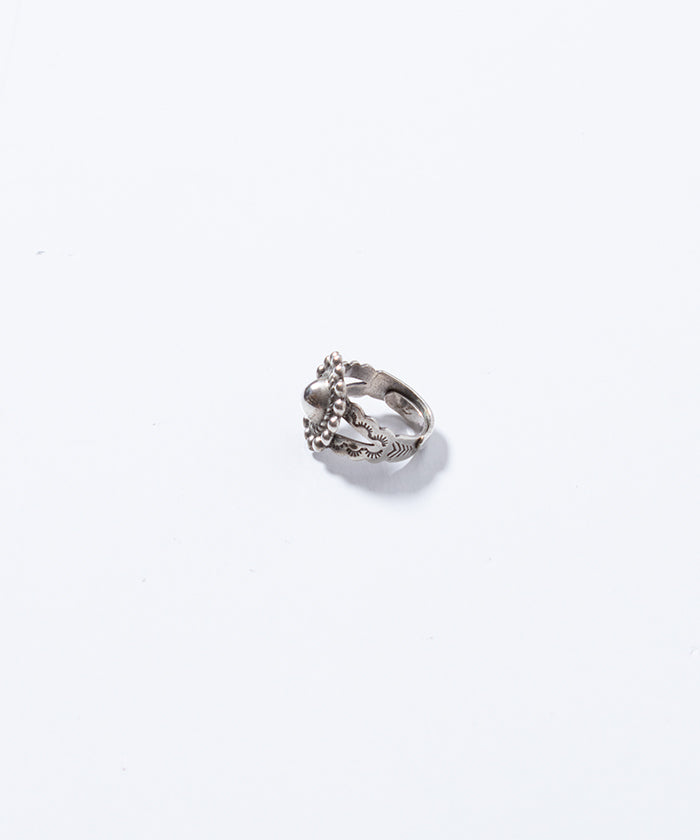 VINTAGE NAVAJO SILVER DOME ADJUSTABLE RING