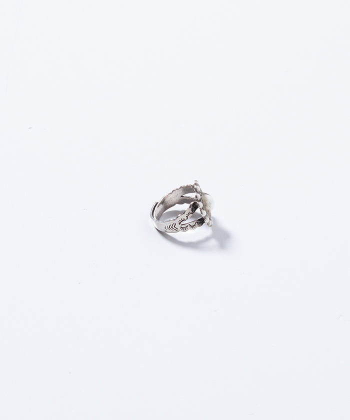 VINTAGE NAVAJO SILVER DOME ADJUSTABLE RING