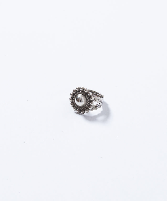VINTAGE NAVAJO SILVER DOME ADJUSTABLE RING