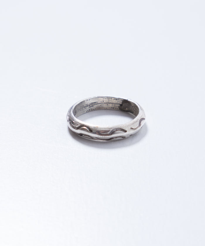 VINTAGE NAVAJO SILVER STAMPED RING / ナバホ シルバーリング インディアンジュエリー ビンテージ ヴィンテージ 中古 シンプル オンラインショップ 通販 神奈川 鎌倉