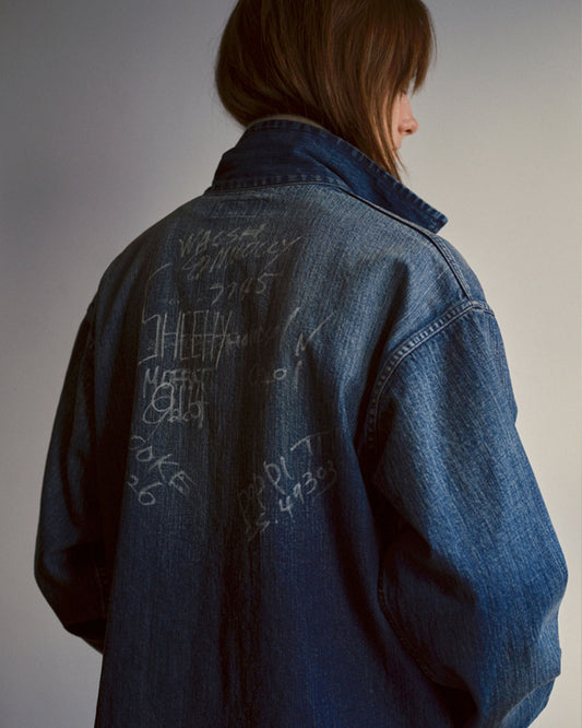 NAVYDENIM CHOREJACKET - VINTAGEWORN