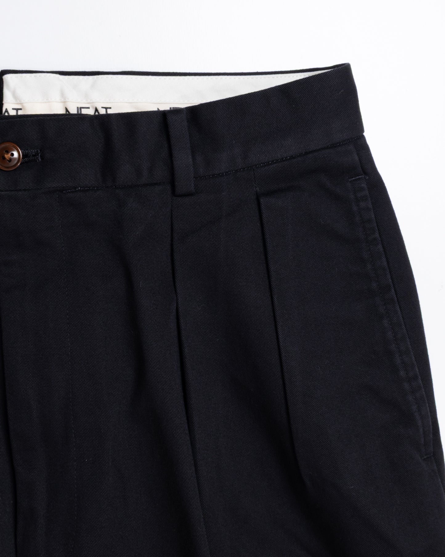 【NEAT】NEAT CHINO - BLACK / ニート ニートチノ ブラック 2026aw 2026秋冬 正規取扱店 神奈川 鎌倉 ARZACH KAMAKURA オンラインショップ 通販