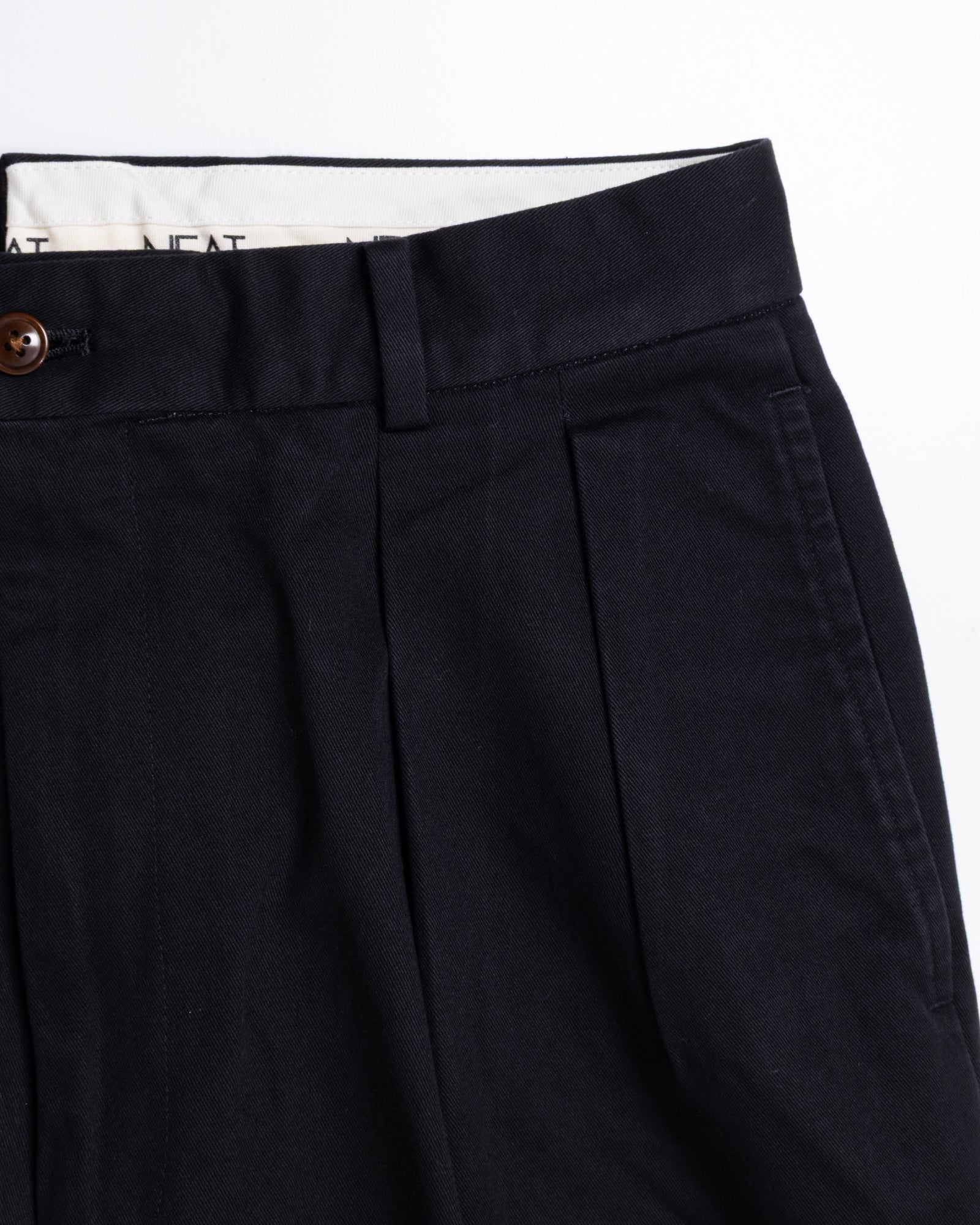 【NEAT】NEAT CHINO - BLACK / ニート ニートチノ ブラック 2026aw 2026秋冬 正規取扱店 神奈川 鎌倉 ARZACH KAMAKURA オンラインショップ 通販
