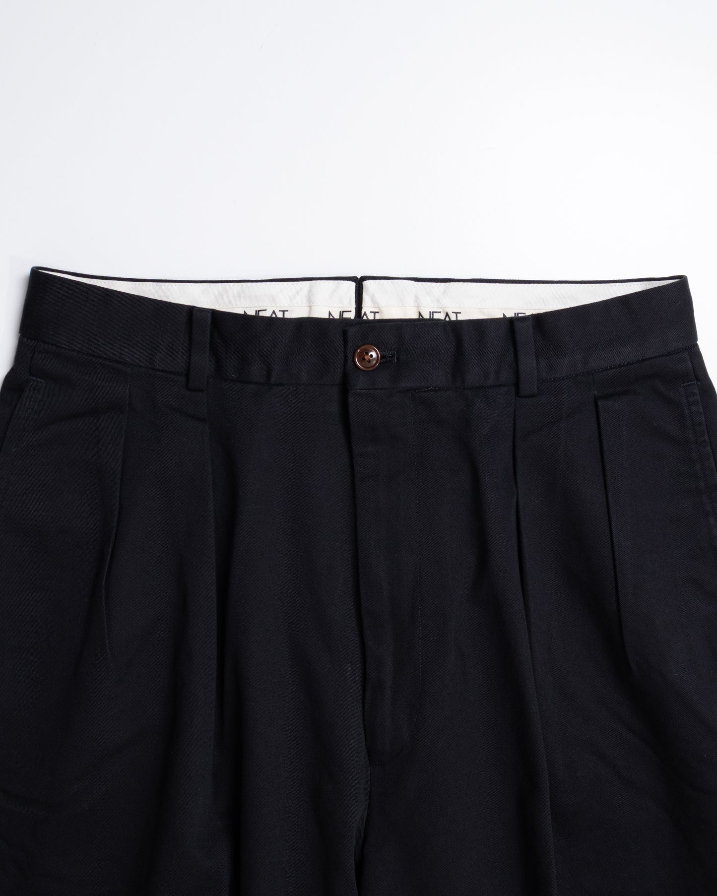【NEAT】NEAT CHINO - BLACK / ニート ニートチノ ブラック 2026aw 2026秋冬 正規取扱店 神奈川 鎌倉 ARZACH KAMAKURA オンラインショップ 通販
