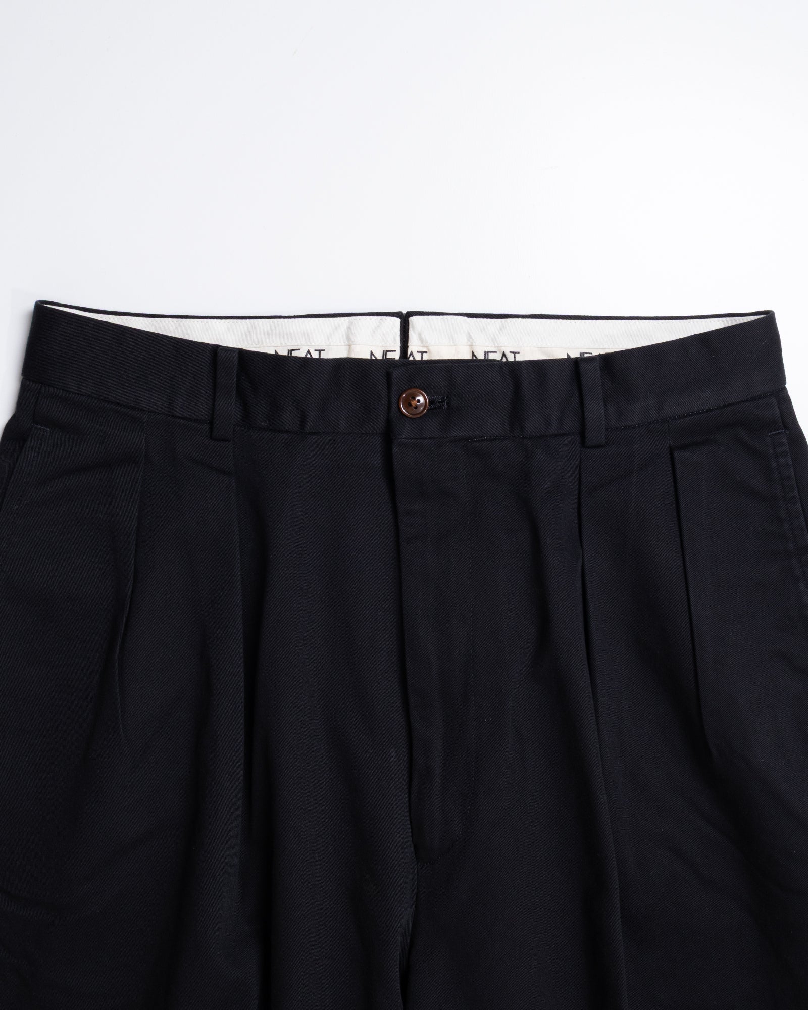 【NEAT】NEAT CHINO - BLACK / ニート ニートチノ ブラック 2026aw 2026秋冬 正規取扱店 神奈川 鎌倉 ARZACH KAMAKURA オンラインショップ 通販