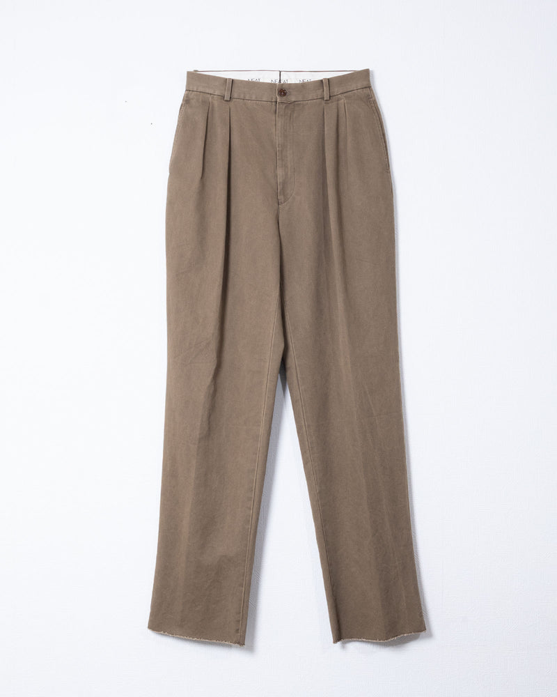 【NEAT】NEAT CHINO - FADE BROWN / ニート ニートチノ フェードブラウン 2026fw 2026秋冬 正規取扱店 神奈川 鎌倉 ARZACH KAMAKURA オンラインショップ 通販