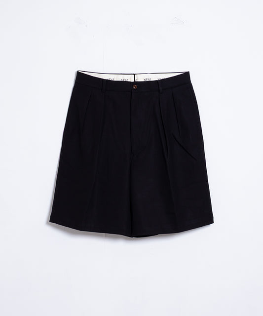 【NEAT】NEAT CHINO SHORTS - BLACK / ニート ニートチノショーツ ブラック 2025SS 2025春夏 正規取扱店 神奈川 鎌倉 オンラインショップ 通販 ショートパンツ 