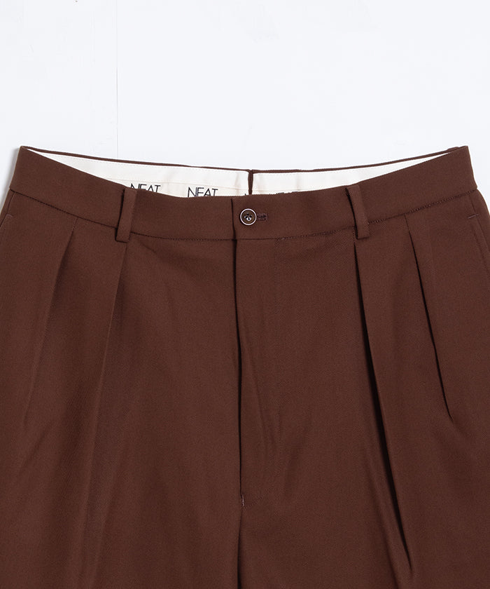 【NEAT】NEAT CHINO SHORTS - BROWN / ニート ニートチノショーツ ブラウン 2025SS 2025春夏 正規取扱店 神奈川 鎌倉 オンラインショップ 通販 ショートパンツ 