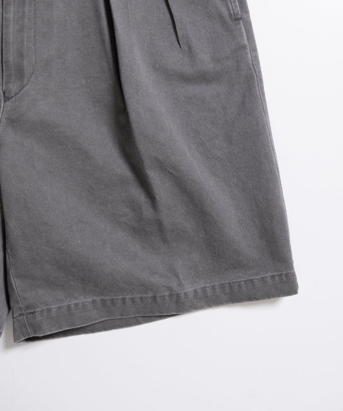 [NEAT] NEAT 斜纹棉布短裤 - FADE GREY / NEET 斜纹棉布短裤 Fade Grey 2026ss 2026 春夏 - ARZACH KAMAKURA 官方经销商 神奈川镰仓网上商店邮购