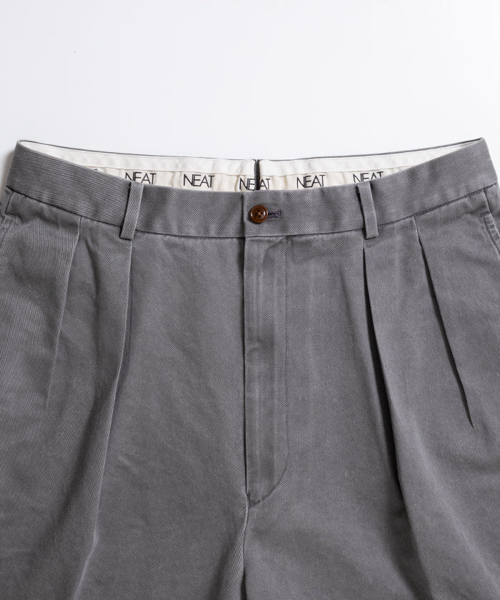 NEAT】NEAT CHINO SHORTS - FADE GRAY / ニート ニートチノショーツ