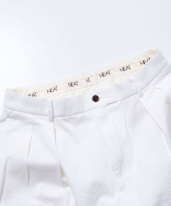 【NEAT】NEAT CHINO - LIGHT WHITE / ニート ニートチノ チノパン ホワイト 2025SS 2025春夏 新作 通販 オンラインショップ 正規取扱店 神奈川 鎌倉