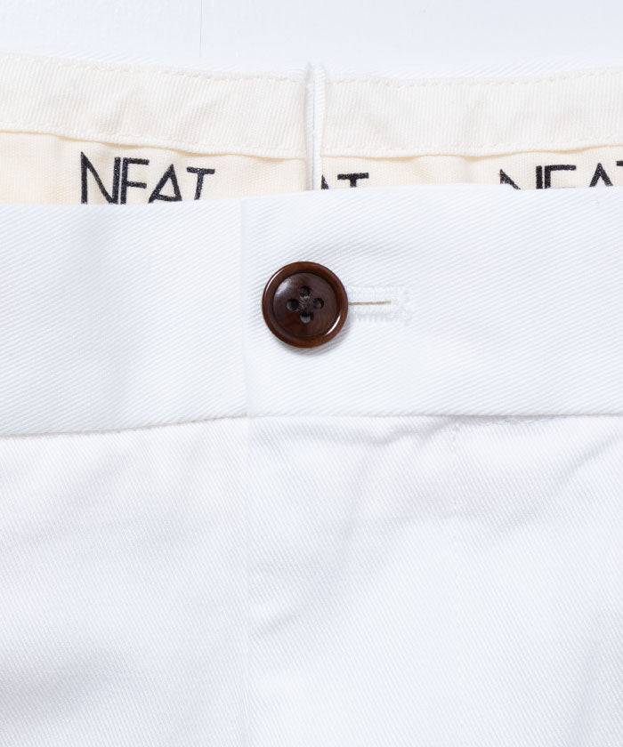 【NEAT】NEAT CHINO - LIGHT WHITE / ニート ニートチノ チノパン ホワイト 2025SS 2025春夏 新作 通販 オンラインショップ 正規取扱店 神奈川 鎌倉