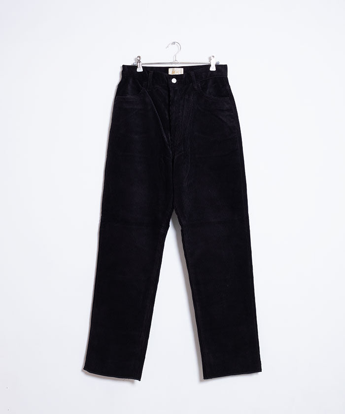 【NEAT】NEAT CORDUROY PANTS - BLACK / ニート コーデュロイパンツ