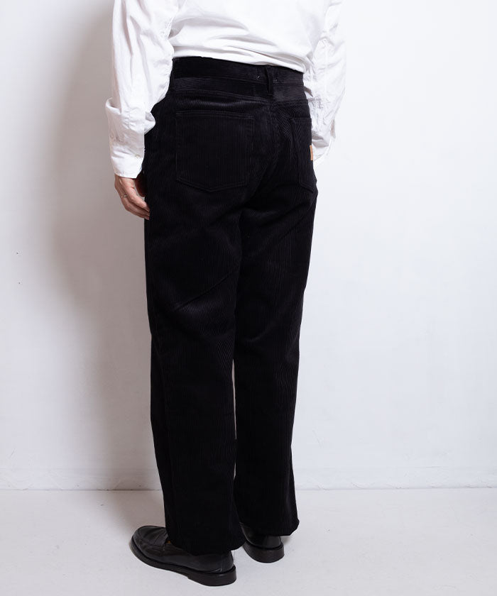 【NEAT】NEAT CORDUROY PANTS - BLACK / ニート コーデュロイパンツ