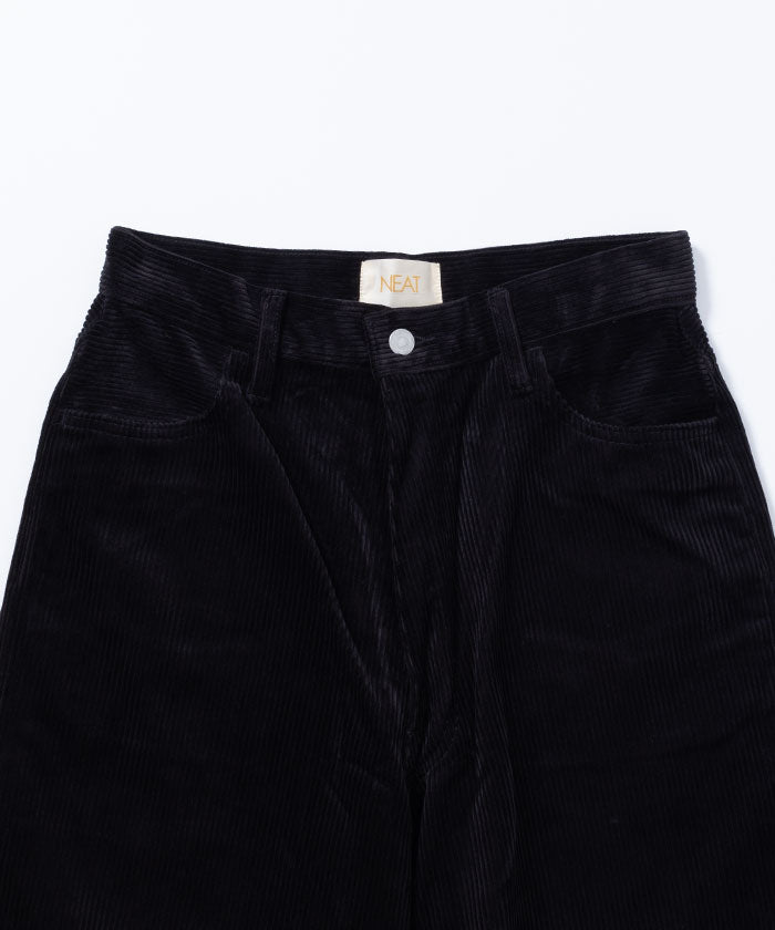 【NEAT】NEAT CORDUROY PANTS - BLACK / ニート コーデュロイパンツ