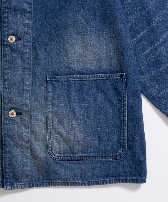 【HERILL】NEPDENIM CHOREJACKET / ヘリル ネップデニム チョアジャケット カバーオール 2026ss 2026春夏 正規取扱店 神奈川 鎌倉 オンラインショップ 通販