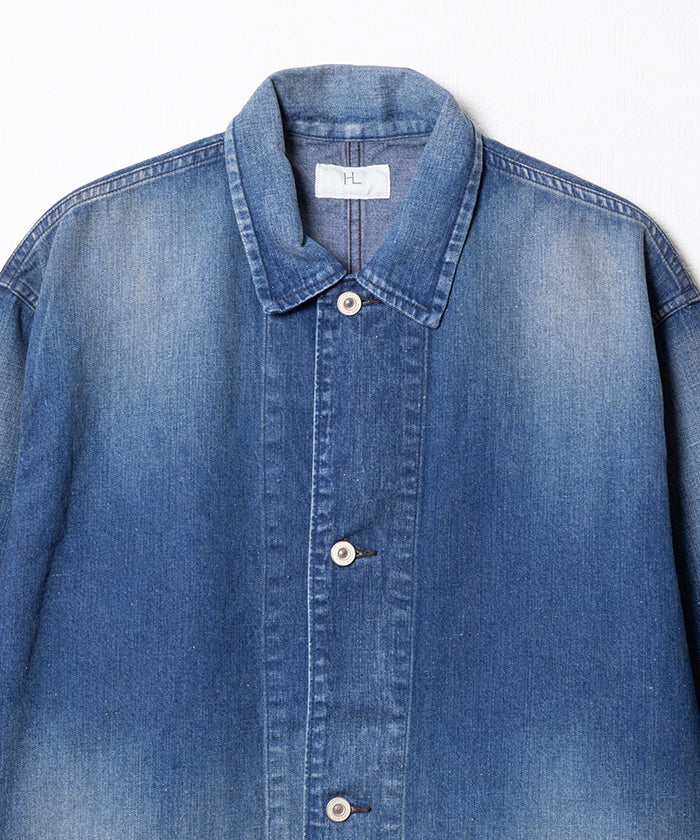 【HERILL】NEPDENIM CHOREJACKET / ヘリル ネップデニム チョアジャケット カバーオール 2026ss 2026春夏 正規取扱店 神奈川 鎌倉 オンラインショップ 通販