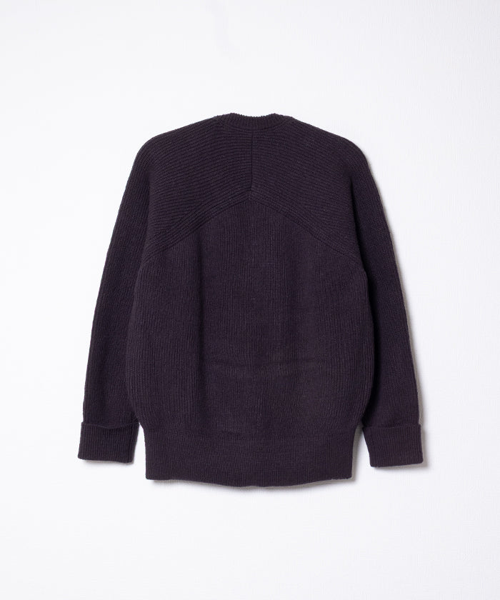 【AUBERGE】NOAH - CHARCOAL/オーベルジュ ノア シルク カーディガン チャコール 2025aw 2025秋冬 正規取扱店 神奈川 鎌倉 オンラインショップ 通販