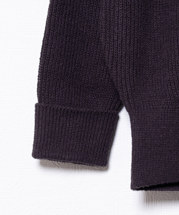 【AUBERGE】NOAH - CHARCOAL/オーベルジュ ノア シルク カーディガン チャコール 2025aw 2025秋冬 正規取扱店 神奈川 鎌倉 オンラインショップ 通販