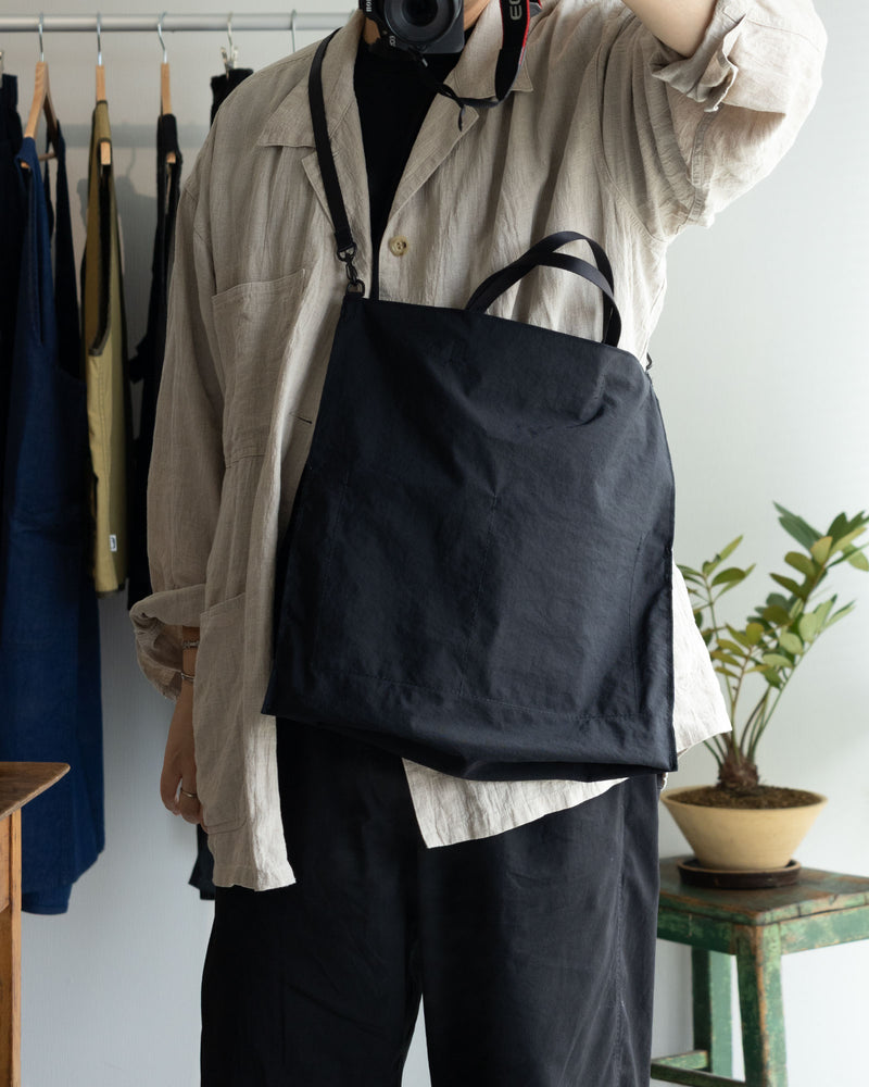 【HAAL】OMUNI FOUR SMALL TEXTURED NYLON - BLACK / ハール オムニ フォー スモール テクスチャードナイロン 4way バック 正規取扱店 神奈川 鎌倉 ARZACH KAMAKURA オンラインショップ 通販
