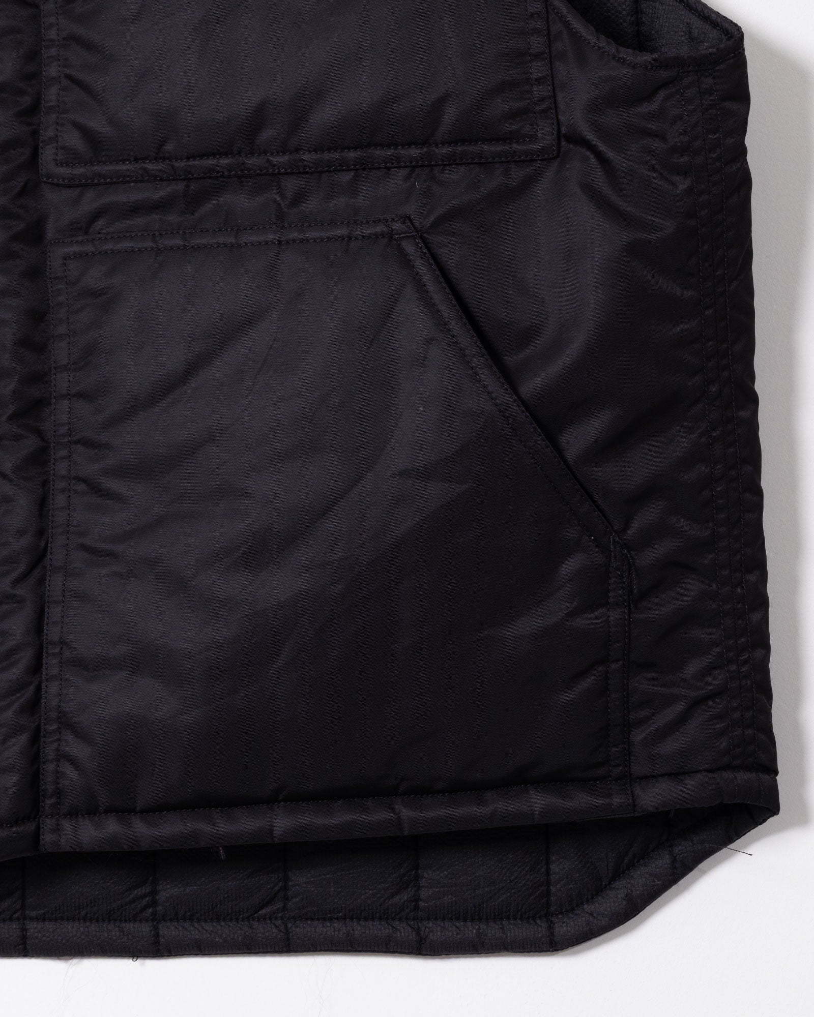 ENGINEERED GARMENTS OVER VEST フロントポケット ジップ ディテール
