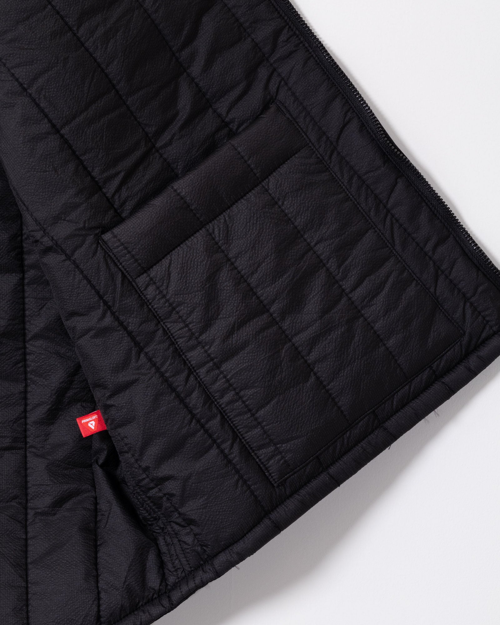 ENGINEERED GARMENTS OVER VEST フロントジップ 襟元 ディテール
