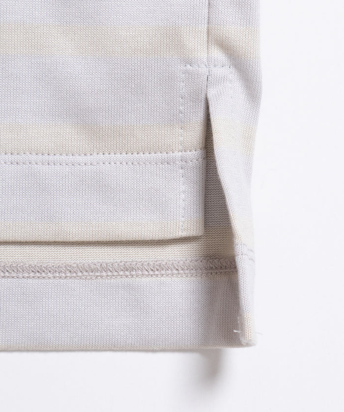 【AUBERGE】OWEN III - GRAY × LEMON / オーベルジュ オーウェン 3 ボーダー 半袖 Tシャツ 2026ss 2026春夏 正規取扱店 神奈川 鎌倉 アルザック鎌倉 オンラインショップ 通販