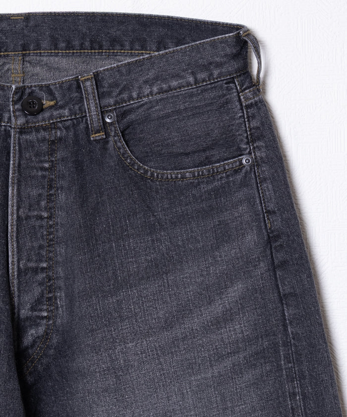 【OUTIL】PANTALON JASSY - FADED BLACK / ウティ パンタロン ジャシー デニムパンツ フェードブラック 2025AW 2025秋冬 正規取扱店 神奈川 鎌倉 レディース メンズ オンラインショップ 通販