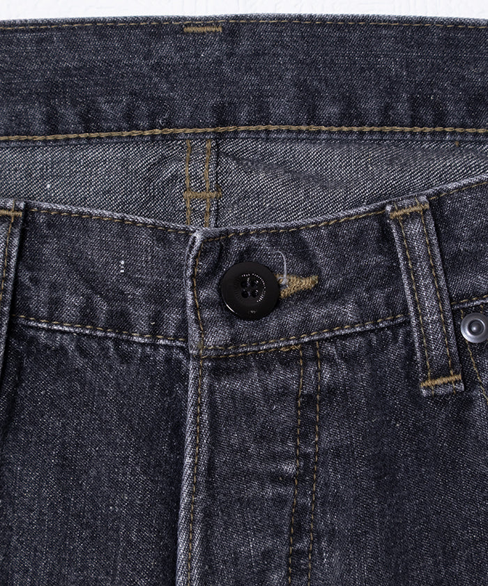 【OUTIL】PANTALON JASSY - FADED BLACK / ウティ パンタロン ジャシー デニムパンツ フェードブラック 2025AW 2025秋冬 正規取扱店 神奈川 鎌倉 レディース メンズ オンラインショップ 通販