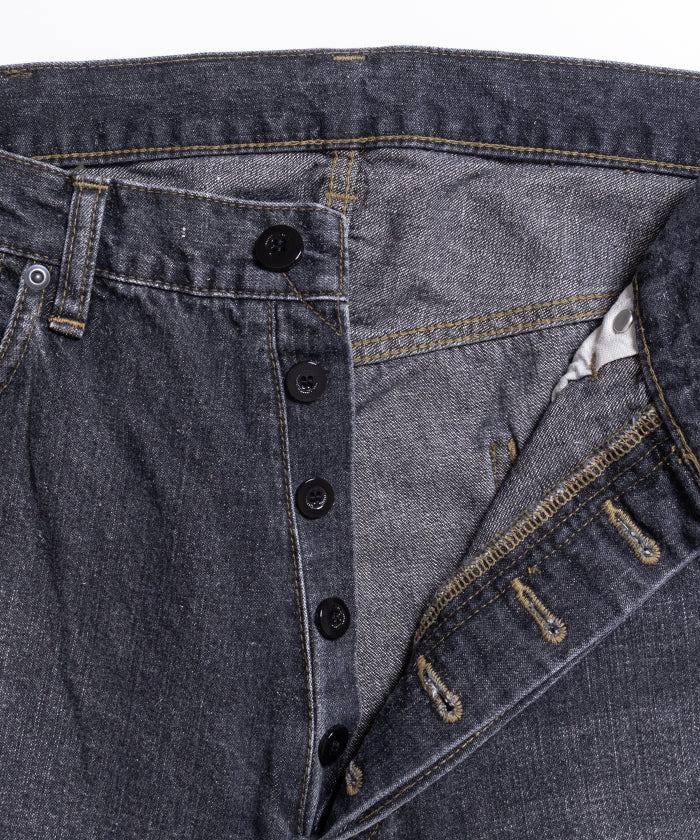 【OUTIL】PANTALON JASSY - FADED BLACK / ウティ パンタロン ジャシー デニムパンツ フェードブラック 2025AW 2025秋冬 正規取扱店 神奈川 鎌倉 レディース メンズ オンラインショップ 通販