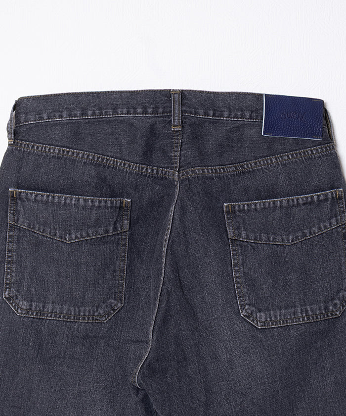 【OUTIL】PANTALON JASSY - FADED BLACK / ウティ パンタロン ジャシー デニムパンツ フェードブラック 2025AW 2025秋冬 正規取扱店 神奈川 鎌倉 レディース メンズ オンラインショップ 通販